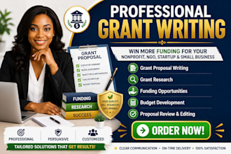 write grant application grant proposal USA government grant proposal writing