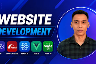 develop a website, API, and admin panel
