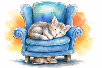 create watercolor illustrations for KDP children book square size