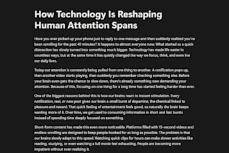 write tech blog posts, articles, and content for your brand