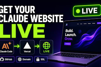 deploy your claude code website to vercel and custom domain