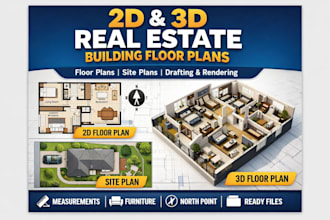 design 2d 3d real estate floor plans site plans drafting