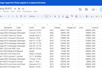 data entry on google sheets and excel