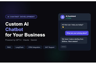 build a custom ai chatbot