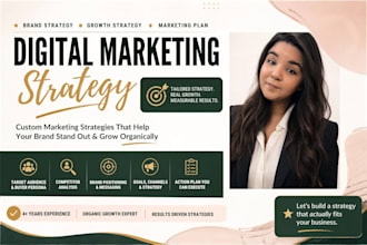 create a marketing strategy and growth plan for your brand