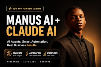 build custom manus ai and claude ai automation workflows