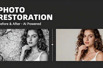 restore and colorize your old, damaged photos with ai