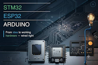 do stm32, esp32, arduino programming for your project