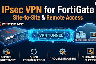 set up fortigate ipsec VPN for site to site or remote access