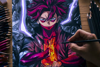draw anime art sfw or nsfw for you