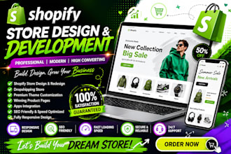 build your shopify store fast and professional