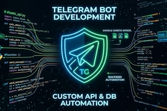 develop a custom telegram bot with google sheets integration
