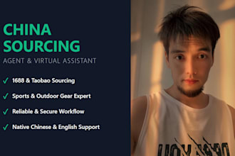 be your reliable virtual assistant and sourcing agent in china