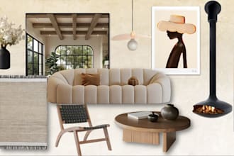 create a personalised interior mood board and shopping list