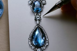 create jewelry pencil drawing, 3d jewelry model jewelry