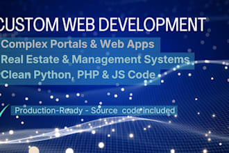 develop a professional real estate or property management website