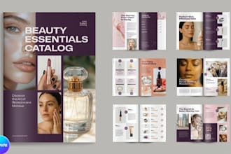 design business brochure booklet catalog for patient education service promotion