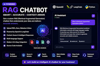 build a custom rag chatbot