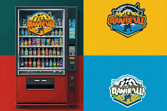design any type of vending machine logo