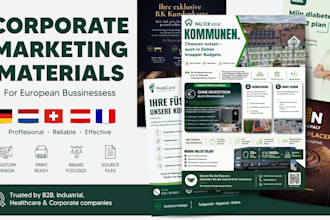 design corporate brochure and catalogue