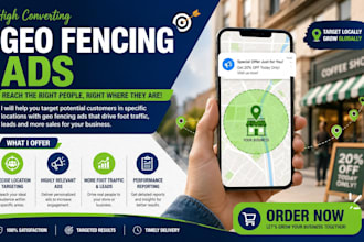 create high converting geo fencing ads to target local customers