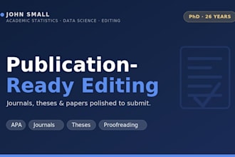 edit your journal manuscript to publication ready english