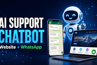 build an ai support chatbot for your website and whatsapp