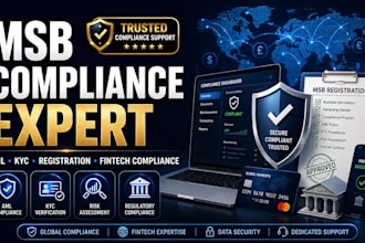 help with msb registration, aml compliance and kyc documentation