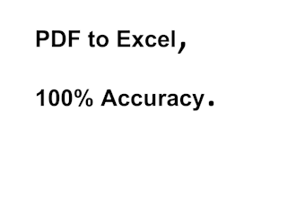 do professional pdf to excel and word data entry