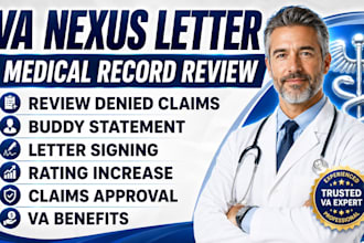 review medical records and prepare claim support documentation