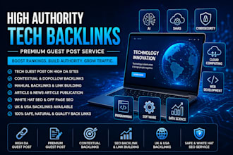 boost SEO with authority tech backlinks and tech guest post
