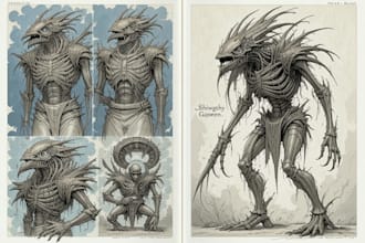 draw you monster or creature