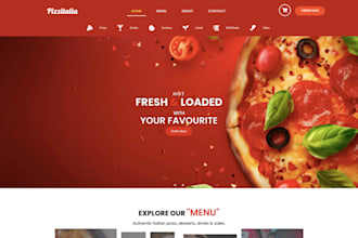 create a food and restaurant website in wordpress elementor