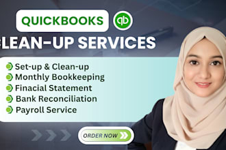 fix, clean up, and reconcile your quickbooks books