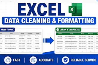 data cleaning and formatting