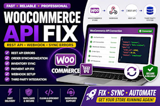 fix woocommerce api rest api webhook and sync errors