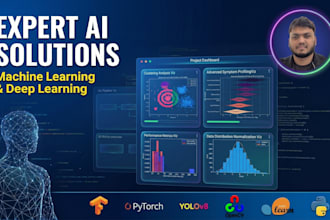 do machine learning and deep learning projects using tensorflow, pytorch, yolo