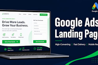 build a google ads landing page designed to convert clicks to leads