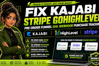 fix kajabi stripe gohighlevel pre order funnel ghl webhook purchase tracking
