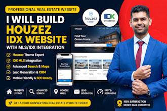 build an idx website or houzez real estate website