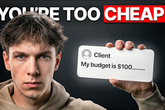 design a professional finance youtube thumbnail