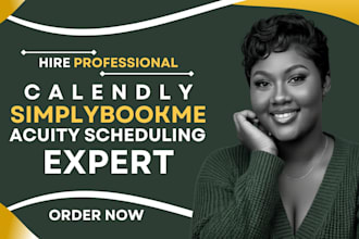 setup calendly simplybook me acuity scheduling cal com vagaro for salons, spas