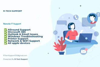 provide remote IT support and troubleshoot computer issues