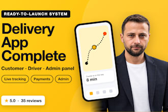build a full delivery app with customer driver and admin panel