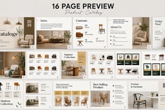 design wholesale or retail catalog, b2b product catalogue, product  line sheet