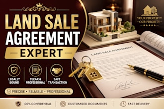 draft land sale agreement property purchase contract and transfer documents