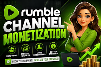 organic rumble video promotion real views targeted subscribers growth