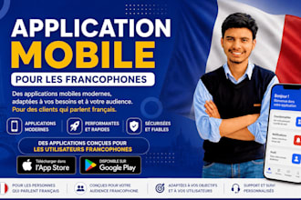 application mobile pour les entreprises francophones