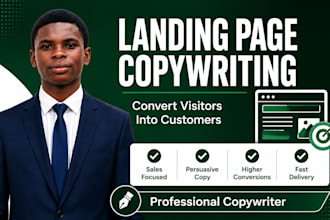 write high converting landing page copy that boosts sales