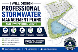 design professional stormwater management plans and swppp